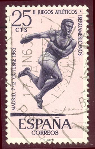 1962 II Juegos Atleticos Iberoamericanos - Edifil:1450