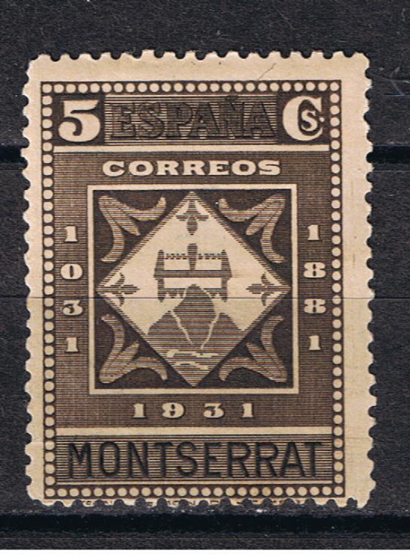 Edifil  638  IX Cente. de la Fundación del Monasterio de Montserrat.  