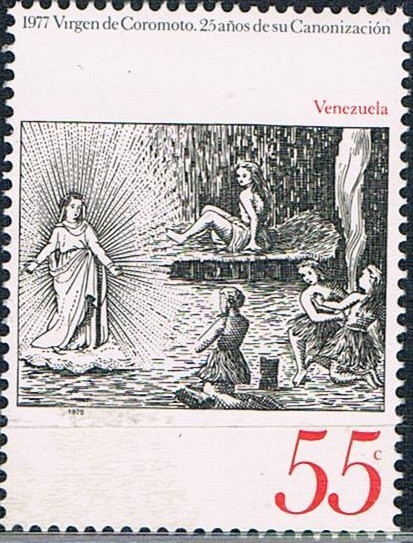 25º ANIV. DE LA CANONIZACIÓN DE LA VIRGEN DE COROMOTO. Y&T Nº 1055