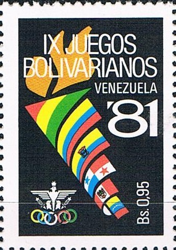 IX JUEGOS BOLIVARIANOS. Y&T Nº 1097