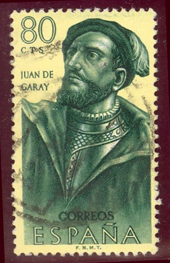 1962 Forjadores de America. Juan de Garay - Edifil:1456