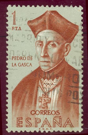 1962 Forjadores de America. Pedro de la Gasca - Edifil:1457