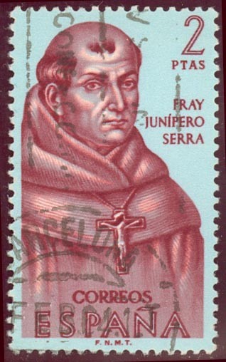 1963 Forjadores de America. Fray Junipero Serra - Edifil:1530