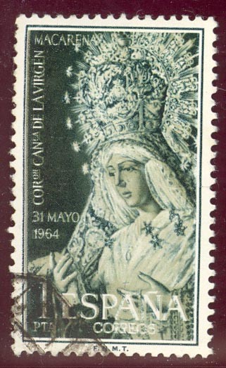 1964 Conmemoracion de la Virgen de la Macarena - Edifil:1598