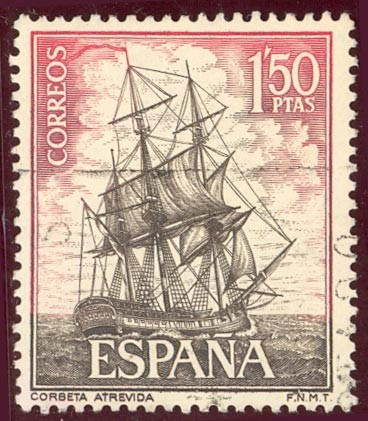 1964 Homenaje a la Marina Española - Edifil:1606