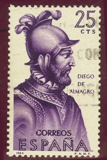 1964 forjadores de America. Diego de Almagro - Edifil:1622