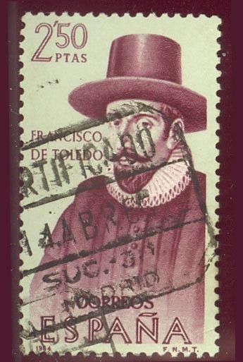 1964 forjadores de America. Francisco de Toledo - Edifil:1627