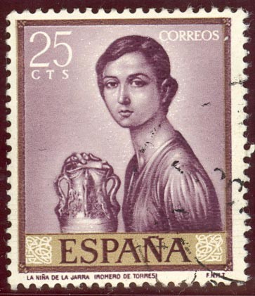 1965 Romero de Torre- Niña de la Jarra - Edifil:1657