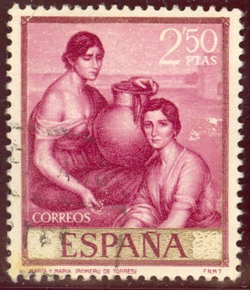 1965 Romero de Torre. Marta y Maria - Edifil:1663