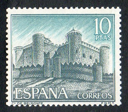 1816-  Castillos de España. Belmonte ( Cuenca ).