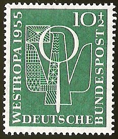 WESTROPA 1955 - DEUTSCHE BUNDESPOST