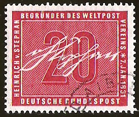 HEINRICH V. STEPHAN - DEUTSCHE BUNDESPOST