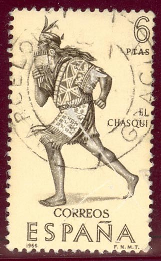 1966 Forjadores de America. Correo Inca - Edifil:1757