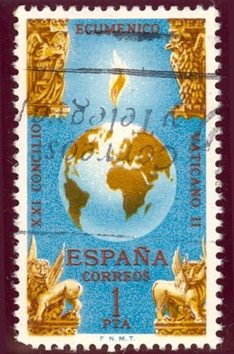 1965 Clausura del Concilio Ecumenico Vaticano II - Edifil:1695