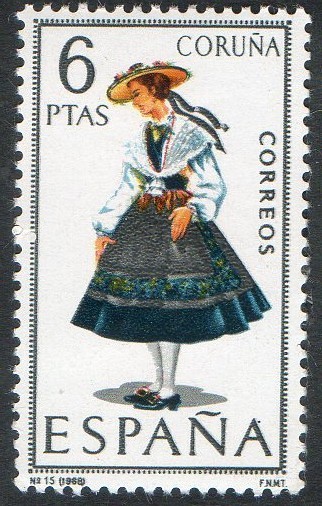 1841- Trajes típicos españoles. Coruña.