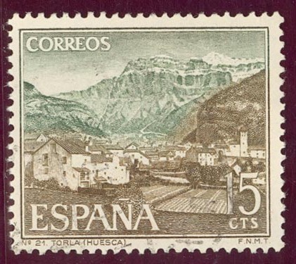 1966 Serie Turistica. Toria (Huesca) - Edifil:1727