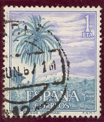 1966 Serie Turistica. El Teide (Tenerife) - Edifil:1731