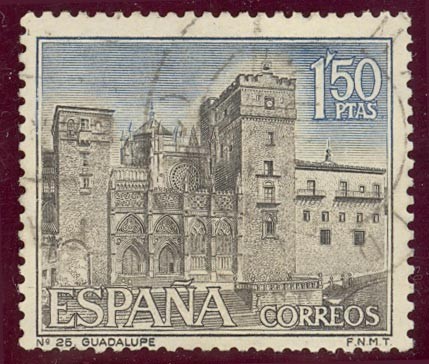 1966 Serie Turistica. Monasterio de Guadalupe (Caceres) - Edifil:1732