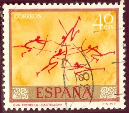 1967 Homenaje al pintor desconocido. Cueva de Morella - Edifil:1779