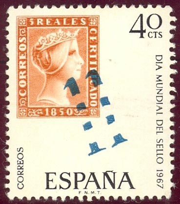 1967 Dia Mundial del Sello - Edifil:1798