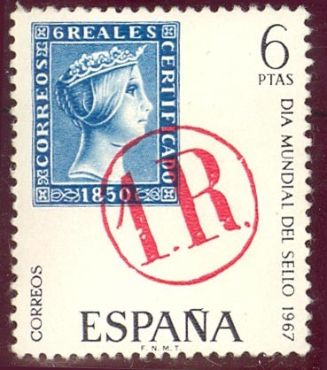 1967 Dia Mundial del Sello - Edifil:1800