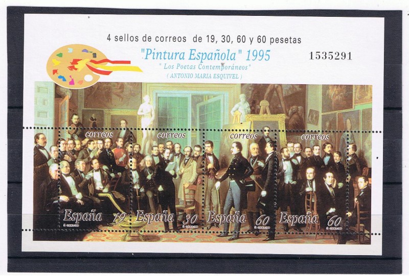 Edifil  3401  Pintura Española,  Antonio María Esquivel.  