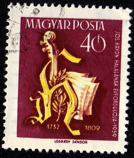 JOS HAYDN HALALANAK EVFORDULOJA - 1959