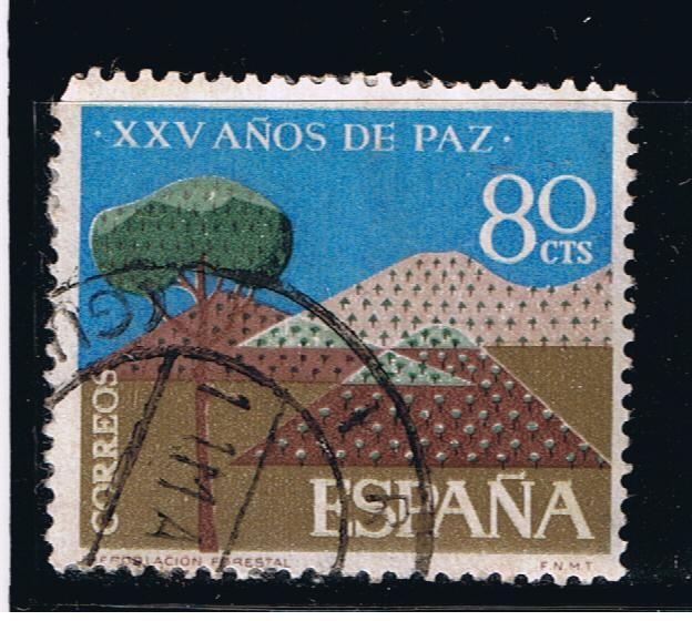 Edifil  1581  XXV años de Paz Española. 