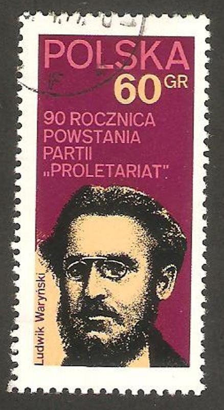 2016 - 90 anivº del Partido proletariado, Ludwik Warynski su fundador