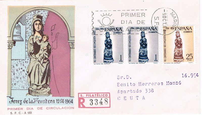 SPD VII CENT. DE LA RECONQUISTA DE JEREZ. ED Nº 1615-16