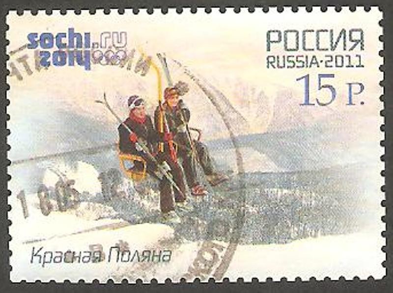 7250 - Olimpiadas de invierno en Sochi, Estación de Krasnaya Polyana