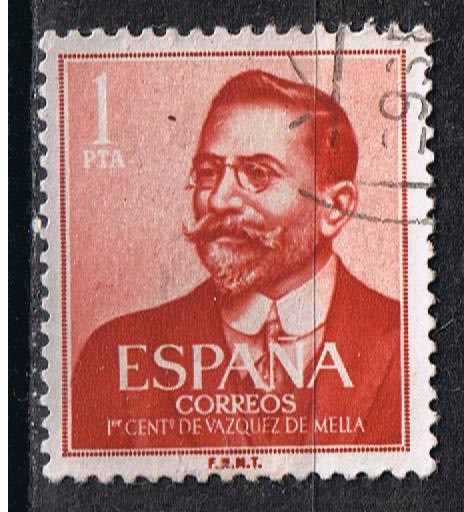 Edifil  1351  I Cente. del nacimiento de Juan Vázquez de Mella ( 1861 - 1928 ).  