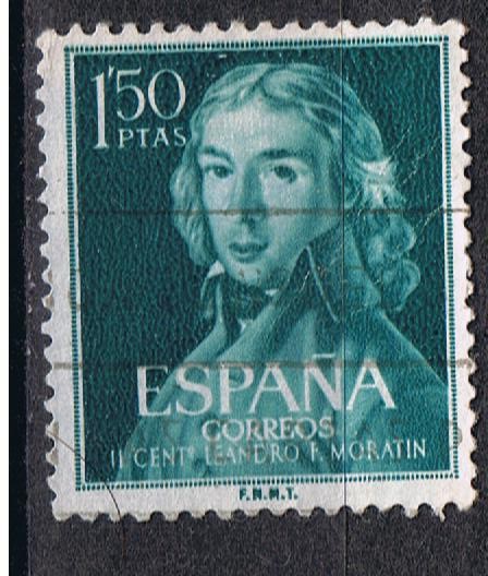 Edifil  1329  II Cente. del nacimiento de Leandro Fernández de Moratín.  