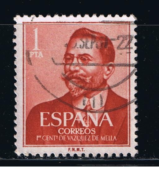 Edifil  1351  I Cente. del nacimiento de Juan Vázquez de Mella ( 1861 - 1928 ).  