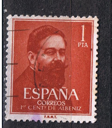 Edifil  1321  I cente. del nacimiento  de Isaac Albéniz.  