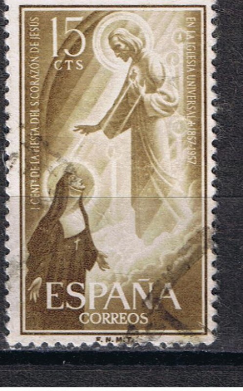 Edifil  1206  Centenario de la Fiesta del Sagrado Corazón de Jesús.  