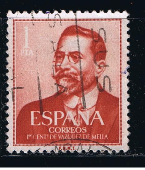 Edifil  1351  I Cente. del nacimiento de Juan Vázquez de Mella ( 1861 - 1928 ).  