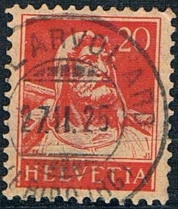 EFIGIE DE GUILLERMO TELL 1924-27. Y&T Nº 202