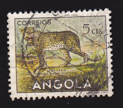 ANGOLA - CORREOS LEOPARDO