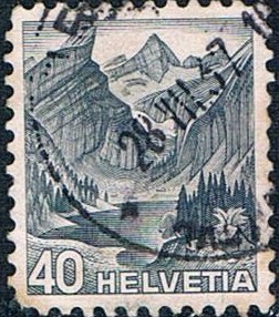 SERIE TURÍSTICA 1936. EL LAGO SEEALPSEE Y EL MONTE SANTIS. Y&T Nº 297