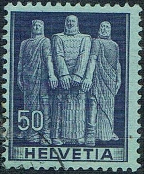 SERIE HISTÓRICA 1941. MONUMENTO DE LOS 3 CONJURADOS, POR VIBERT. Y&T Nº 358