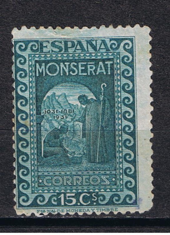 Edifil  640  IX Cente. de la Fundación del Monasterio de Montserrat.  