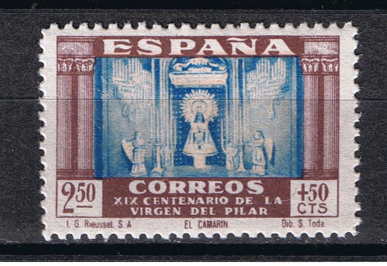 Edifil  900  XIX Cente. de la venida de la Virgen del Pilar a Zaragoza.  