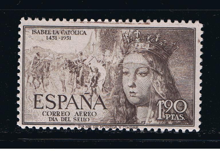 Edifil  1100  V Centenario del nacimiento de Isabel la Católica. Día del sello.  