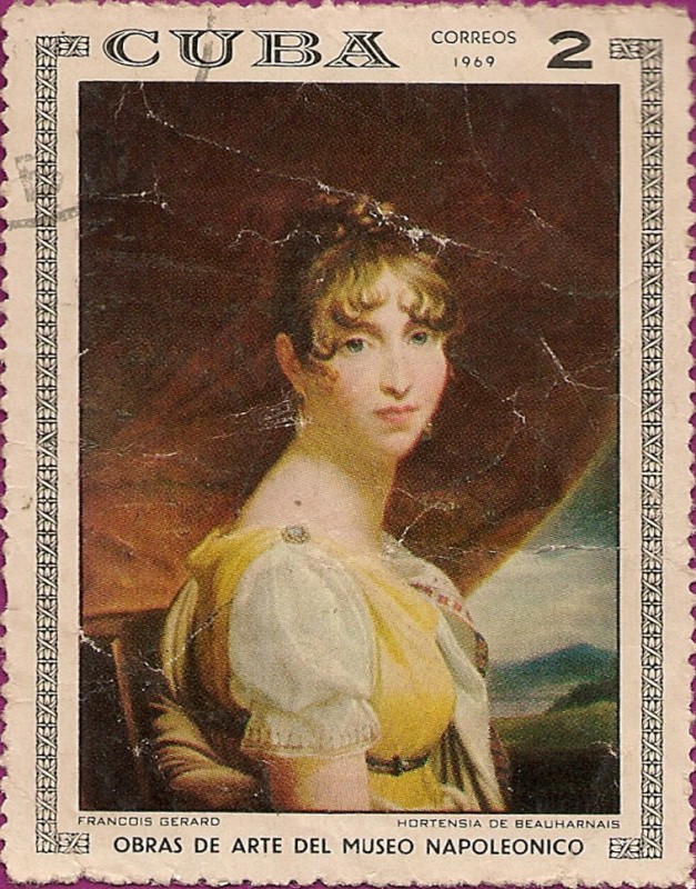 Obras de Arte del Museo Napoleónico, Hortensia de Beauharnais por Francois Gerard.