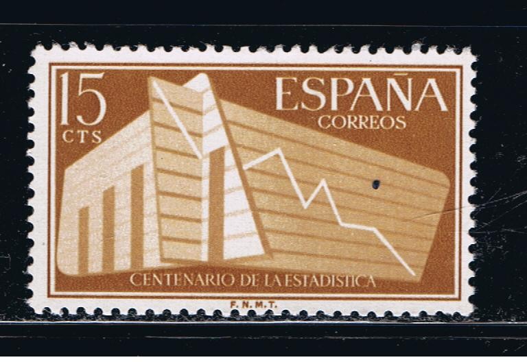 Edifil  1196  I Cente. de la Estadística Española.  · Gráficas estadísticas. 