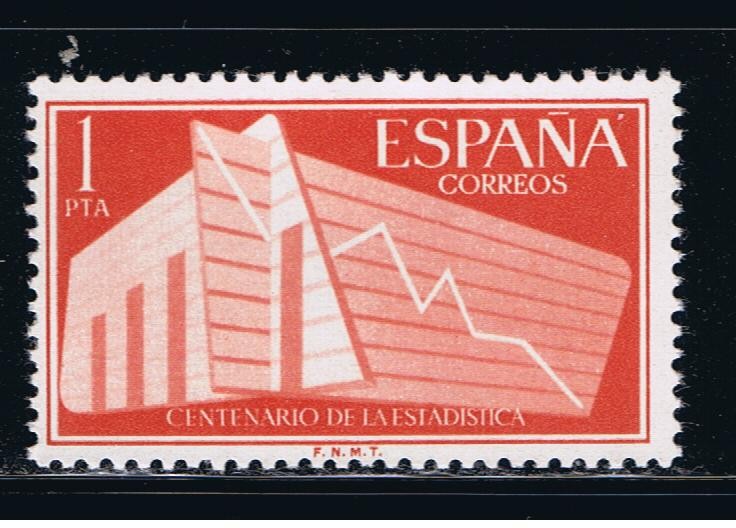 Edifil  1198  I Cente. de la Estadística Española.  · Gráficas estadísticas. 