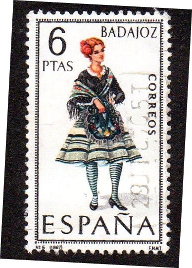 Trajes típicos españoles - Badajoz