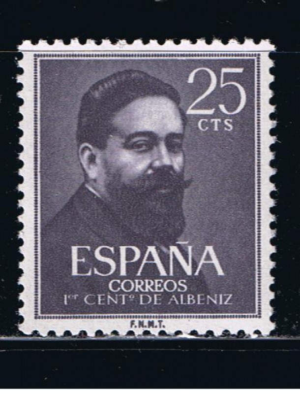 Edifil  1320  I cente. del nacimiento  de Isaac Albéniz.  