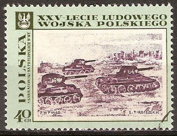 25aniv del Ejército Popular de Polonia.